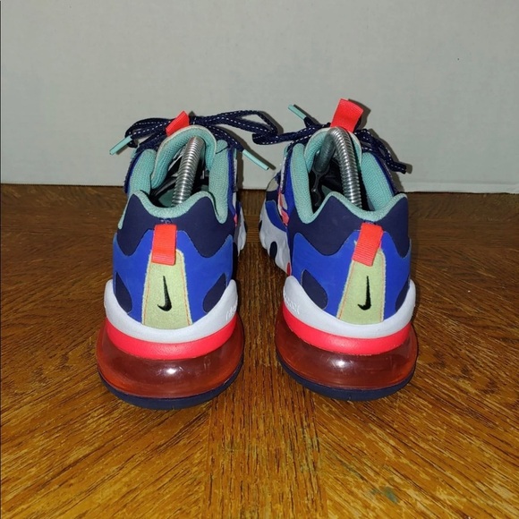 Nike Air Max 270 React SE (GS)Youth size 7 Metallic CU6697 001. - Picture 8 of 11
